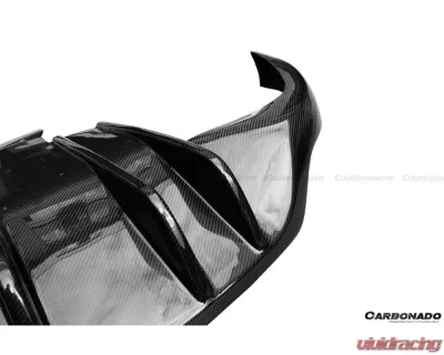 Carbonado FGCF DC Style Rear Lip Maserati GranTurismo 2008-2018 - FGCF9551MC-RD