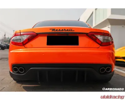 Carbonado FGCF DC Style Rear Lip Maserati GranTurismo 2008-2018 - FGCF9551MC-RD