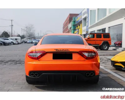 Carbonado FGCF DC Style Rear Lip Maserati GranTurismo 2008-2018 - FGCF9551MC-RD