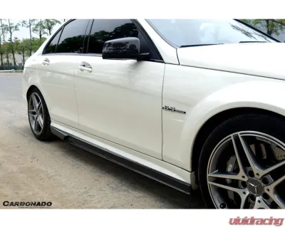 Carbonado BFGCF VS Style Side Skirts Mercedes-Benz C-Class 2008-2014 - BFGCFCMD-020