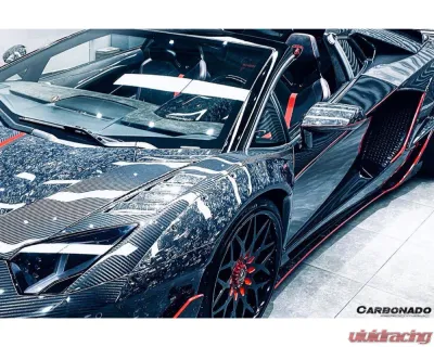 Carbonado DryFGCF OEM Style Mirror Cover Lamborghini Aventador 2011-2021 - FGDRYCF5900OEM-MC