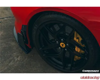 Ferrari 812 Superfast | GTS 2018+ Carbonado DRY Carbon Fiber Front Bumper Side Vents - FGDRYCFOD-812MSY-FBSV