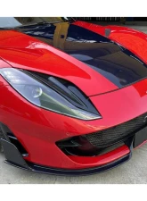 Ferrari 812 Superfast | GTS 2018+ Carbonado DRY Carbon Fiber Front Bumper Side Vents                                     - FGDRYCFOD-812MSY-FBSV - Image 7