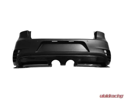 Carbonado FGPCF RZS Style Rear Bmper (Mid Exhaust) Volkswagen Golf | GTI 2010-2013 - FGPCF3820RZS