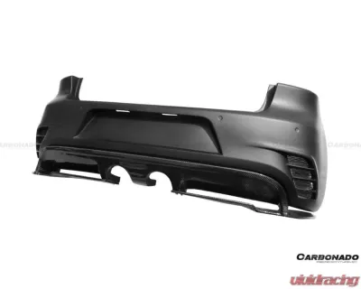 Carbonado FGPCF RZS Style Rear Bmper (Mid Exhaust) Volkswagen Golf | GTI 2010-2013 - FGPCF3820RZS
