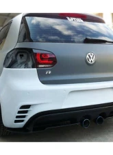 Carbonado FGPCF RZS Style Rear Bmper (Mid Exhaust) Volkswagen Golf | GTI 2010-2013                                     - FGPCF3820RZS - Image 14