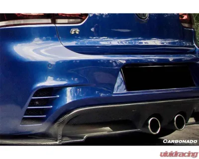 Carbonado FGPCF RZS Style Rear Bmper (Mid Exhaust) Volkswagen Golf | GTI 2010-2013 - FGPCF3820RZS