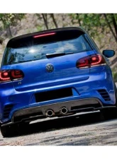 Carbonado FGPCF RZS Style Rear Bmper (Mid Exhaust) Volkswagen Golf | GTI 2010-2013                                     - FGPCF3820RZS - Image 7
