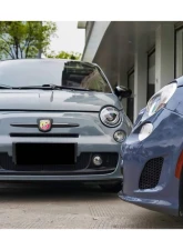 Carbonado Sports Style Full Body Kit for 2010-2015 Fiat Abarth 500, FRP/PCF Material                                     - FGPCF8478SP-FB-FBK - Image 8