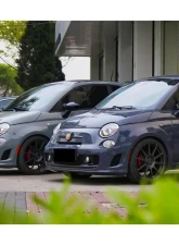 Carbonado Sports Style Full Body Kit for 2010-2015 Fiat Abarth 500, FRP/PCF Material                                     - FGPCF8478SP-FB-FBK - Image 10