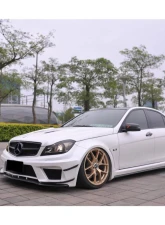 Mercedes-Benz C-Class 2012-2014 Carbonado FRP BKSS Style Wide Full Body Kit 8493BK                                     - 8493BK 4DR Full Kit - Image 11