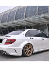 Mercedes-Benz C-Class 2012-2014 Carbonado FRP BKSS Style Wide Full Body Kit 8493BK                                     - 8493BK 4DR Full Kit - Image 5