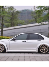 Mercedes-Benz C-Class 2012-2014 Carbonado FRP BKSS Style Wide Full Body Kit 8493BK                                     - 8493BK 4DR Full Kit - Image 7