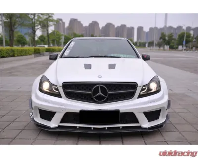 Mercedes-Benz C-Class 2012-2014 Carbonado FRP BKSS Style Wide Full Body Kit 8493BK - 8493BK 4DR Full Kit