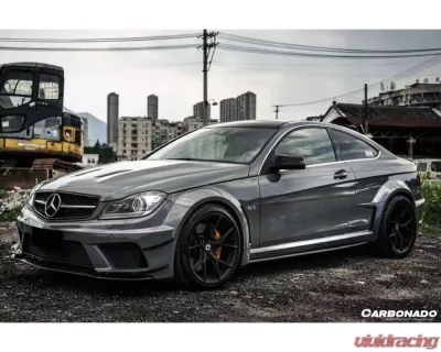 Mercedes-Benz C-Class Coupe Wide Full Body Kit 2012-2014 FGPCF8493BK Carbonado - FGPCF8493BK Coupe Full Kit