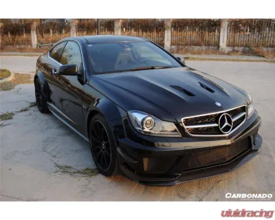 Mercedes-Benz C-Class Coupe Wide Full Body Kit 2012-2014 FGPCF8493BK Carbonado - FGPCF8493BK Coupe Full Kit