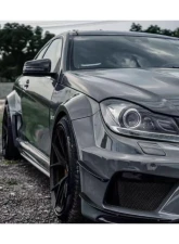 Mercedes-Benz C-Class 2012-2014 FGPCF8500BLK Carbonado Wide Full Body Kit                                     - FGPCF8500BLK Coupe Full kit - Image 13