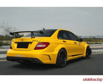 Mercedes-Benz C-Class 2012-2014 W204 C63 AMG Sedan Carbonado BKSS Style Wide Body Kit - 8500BLK Sedan 4DR Full Kit