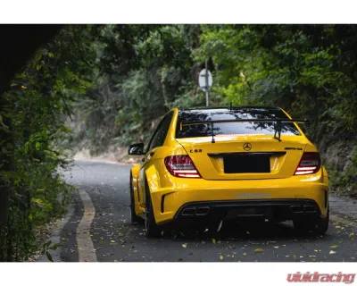 Mercedes-Benz C-Class 2012-2014 W204 C63 AMG Sedan Carbonado BKSS Style Wide Body Kit - 8500BLK Sedan 4DR Full Kit