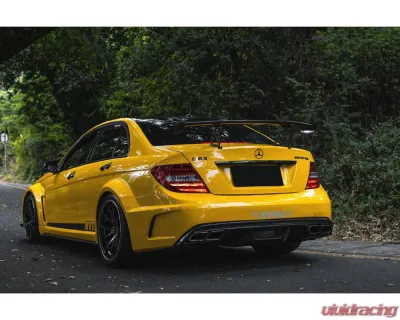 Mercedes-Benz C-Class 2012-2014 W204 C63 AMG Sedan Carbonado BKSS Style Wide Body Kit - 8500BLK Sedan 4DR Full Kit