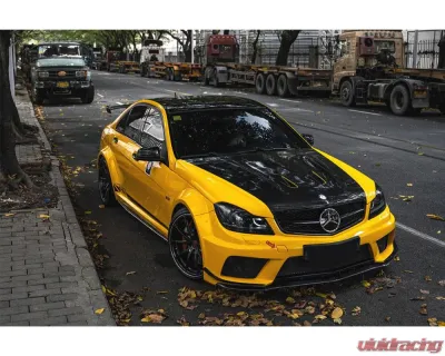 Mercedes-Benz C-Class 2012-2014 W204 C63 AMG Sedan Carbonado BKSS Style Wide Body Kit - 8500BLK Sedan 4DR Full Kit