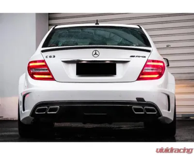 Mercedes-Benz C-Class 2012-2014 W204 C63 AMG Sedan Carbonado BKSS Style Wide Body Kit - 8500BLK Sedan 4DR Full Kit