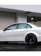 Mercedes-Benz C-Class 2012-2014 W204 C63 AMG Sedan Carbonado BKSS Style Wide Body Kit                                     - 8500BLK Sedan 4DR Full Kit - Image 6