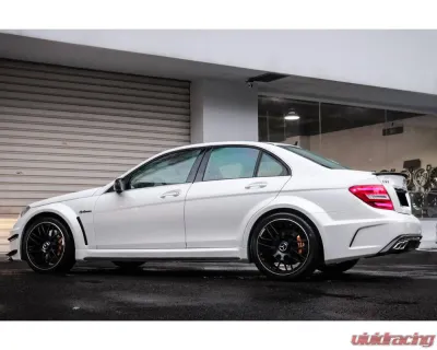 Mercedes-Benz C-Class 2012-2014 W204 C63 AMG Sedan Carbonado BKSS Style Wide Body Kit - 8500BLK Sedan 4DR Full Kit