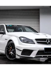 Mercedes-Benz C-Class 2012-2014 W204 C63 AMG Sedan Carbonado BKSS Style Wide Body Kit                                     - 8500BLK Sedan 4DR Full Kit - Image 8