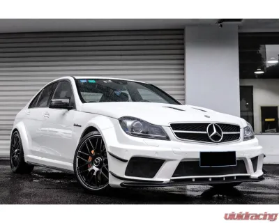 Mercedes-Benz C-Class 2012-2014 W204 C63 AMG Sedan Carbonado BKSS Style Wide Body Kit - 8500BLK Sedan 4DR Full Kit