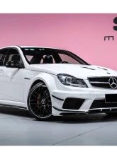 Mercedes-Benz C-Class 2012-2014 W204 C63 AMG Sedan Carbonado BKSS Style Wide Body Kit                                     - 8500BLK Sedan 4DR Full Kit - Image 9