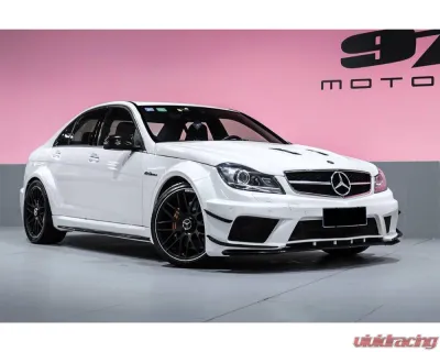 Mercedes-Benz C-Class 2012-2014 W204 C63 AMG Sedan Carbonado BKSS Style Wide Body Kit - 8500BLK Sedan 4DR Full Kit