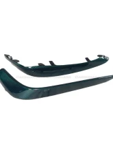 Carbonado CFRP(Green) Front Bumper Canards Mercedes-Benz C-Class 2015-2021                                     - GRECF8502OEM.CRD - Image 2