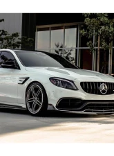 Carbonado CFRP(Green) Front Bumper Canards Mercedes-Benz C-Class 2015-2021                                     - GRECF8502OEM.CRD - Image 12