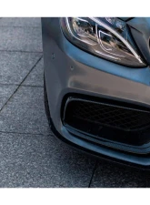 Carbonado CFRP(Green) Front Bumper Canards Mercedes-Benz C-Class 2015-2021                                     - GRECF8502OEM.CRD - Image 14