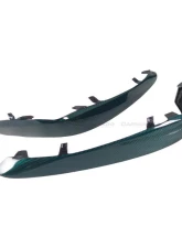 Carbonado CFRP(Green) Front Bumper Canards Mercedes-Benz C-Class 2015-2021                                     - GRECF8502OEM.CRD - Image 3