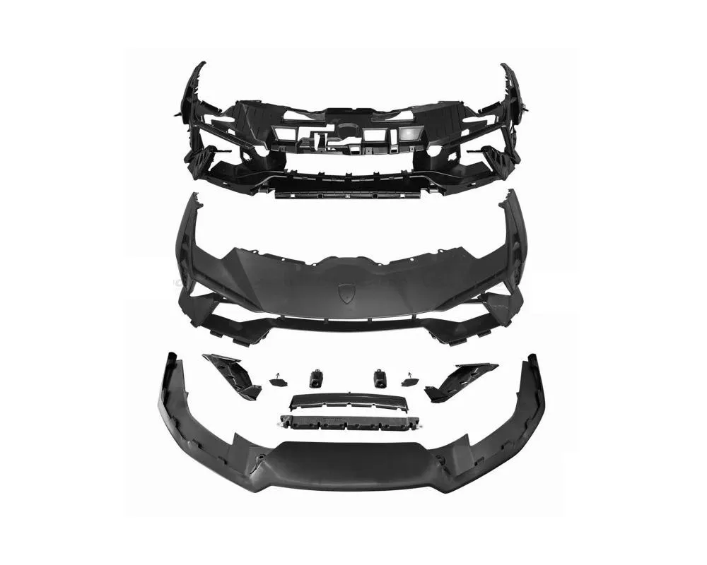 Carbonado PP Tecnica Style Front Bumper Lamborghini Huracan 2015-2025 - Huracan-BF-Tecnica-PPFB