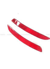 Carbonado Rear Bumper Red Reflector Panels Porsche 911 992 Carrera 2019-2024                                     - LED-9327GT3-RB - Image 2