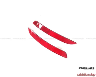 Carbonado Rear Bumper Red Reflector Panels Porsche 911 992 Carrera 2019-2024 - LED-9327GT3-RB
