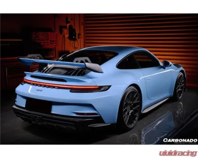 Carbonado Rear Bumper Red Reflector Panels Porsche 911 992 Carrera 2019-2024 - LED-9327GT3-RB