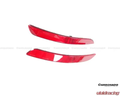 Carbonado Rear Bumper Red Reflector Panels Porsche 911 992 Carrera 2019-2024 - LED-9327GT3-RB