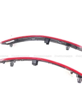 Carbonado Rear Bumper Red Reflector Panels Porsche 911 992 Carrera 2019-2024                                     - LED-9327GT3-RB - Image 4