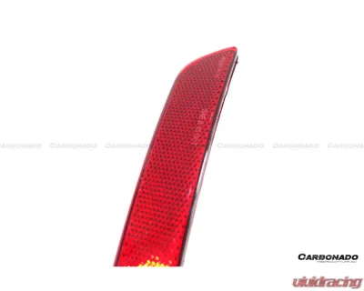 Carbonado Rear Bumper Red Reflector Panels Porsche 911 992 Carrera 2019-2024 - LED-9327GT3-RB