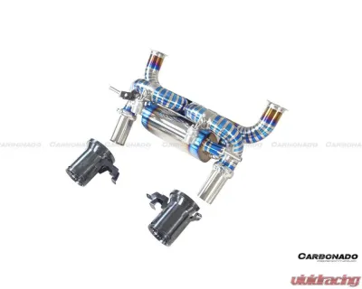 Carbonado Titanium Alloy SVJ Style Exhaust System Lamborghini Aventador 2011-2021 - TiLP700SVJOD-EX