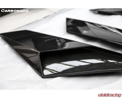 Carbonado MTCF BKSS Style Rear Side Scoops Lamborghini Aventador 2011-2021 - MTCF5900BKSS.RIP-1
