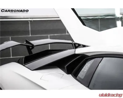 Carbonado MTCF BKSS Style Rear Side Scoops Lamborghini Aventador 2011-2021 - MTCF5900BKSS.RIP-1