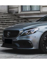 Mercedes-Benz Carbonado CFRP Red Front Bumper Accessory Set 2015-2021 C-Class W205 (4pcs)                                     - REDCF8502OEM.FL SET - Image 7