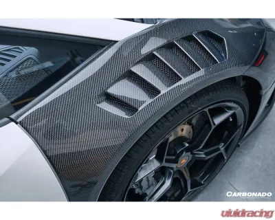 Lamborghini Huracan VRS Style Front Fender 2015-2025 LP610 LP580 Evo Tecnica Carbonado - MTFGCF5556VRS-FD