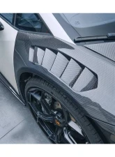 Lamborghini Huracan VRS Style Front Fender 2015-2025 LP610 LP580 Evo Tecnica Carbonado                                     - MTFGCF5556VRS-FD - Image 6