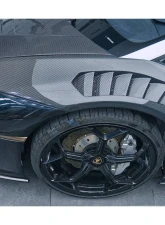 Lamborghini Huracan VRS Style Front Fender 2015-2025 LP610 LP580 Evo Tecnica Carbonado                                     - MTFGCF5556VRS-FD - Image 9
